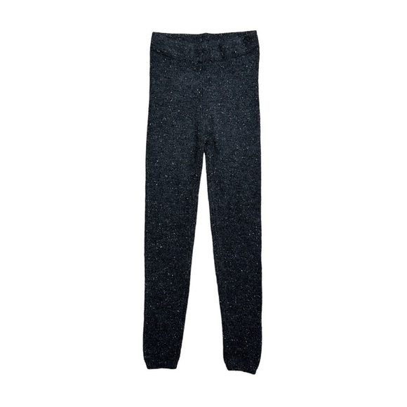 Zara Dark Grey Speckled Knit Leggings | U.S. Woman’s Small - Picture 2 of 7